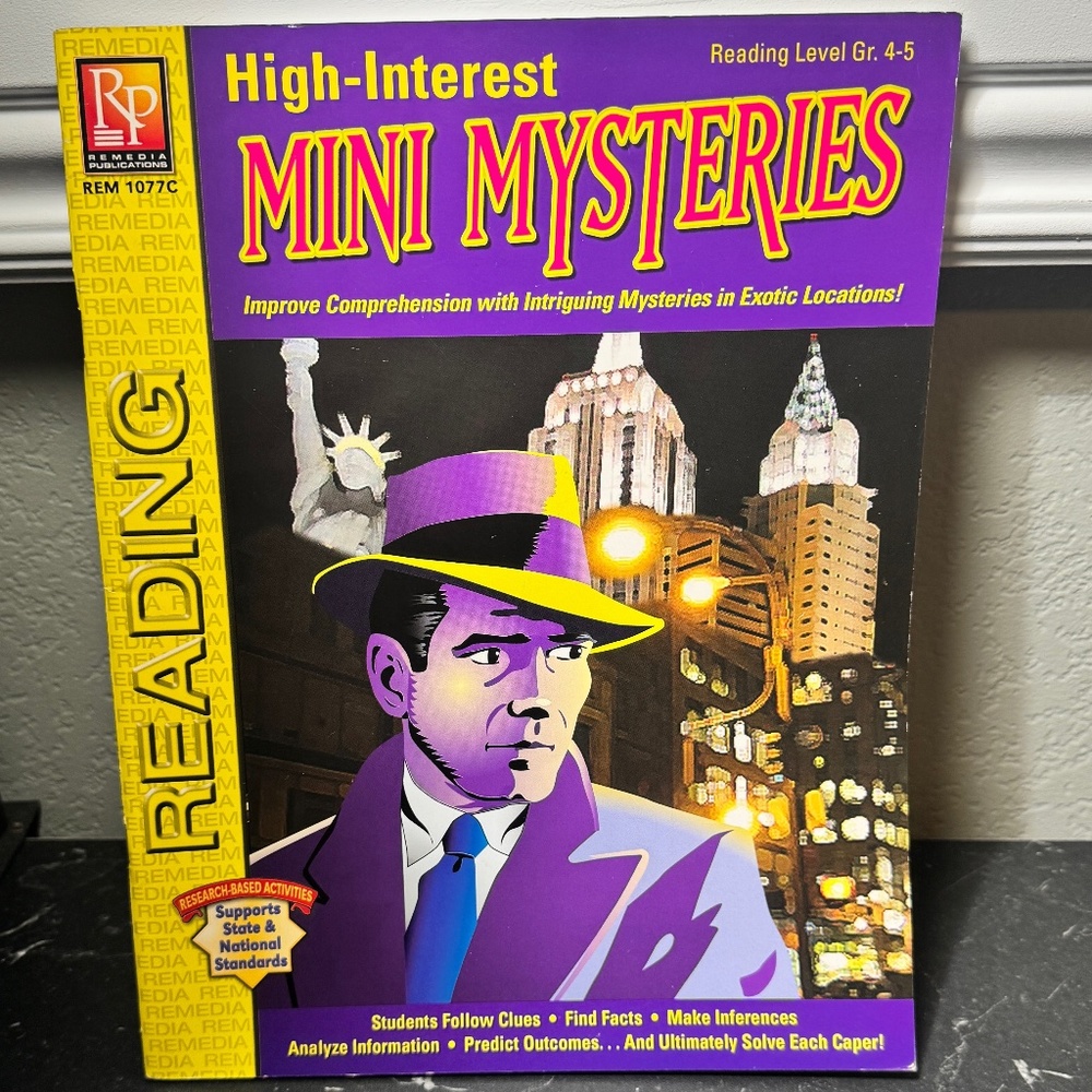 High Interest Mini Mysteries Improve Comprehension Grades 4-5